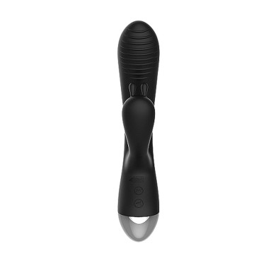 E-Stimulation Rabbit Vibrator - Black